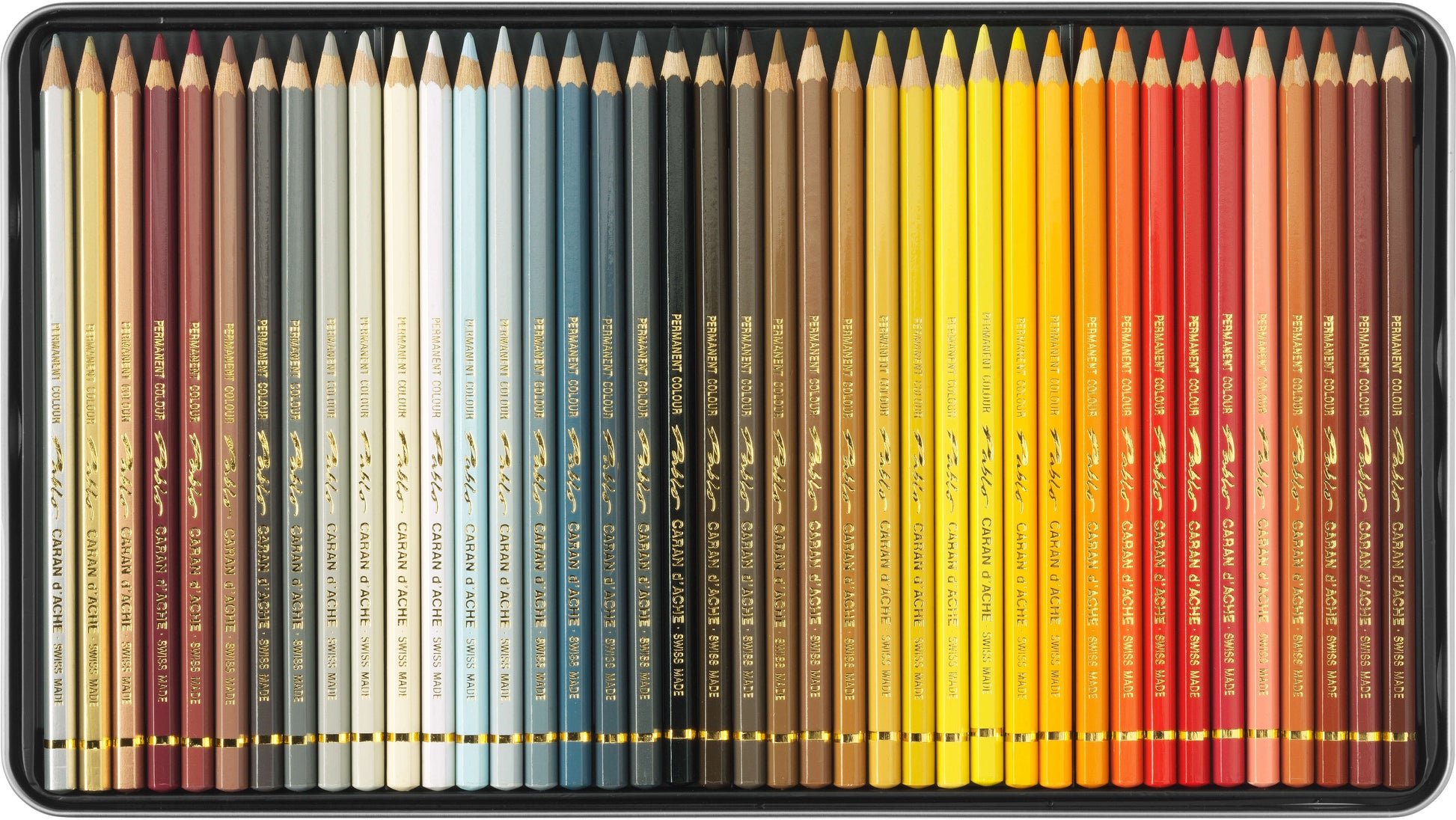 CARAN D'ACHE Farbstifte Pablo 666.380 ass. 80 Stück
