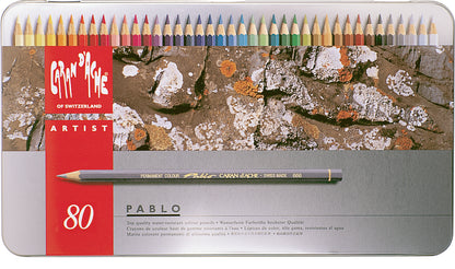 CARAN D'ACHE Farbstifte Pablo 666.380 ass. 80 Stück