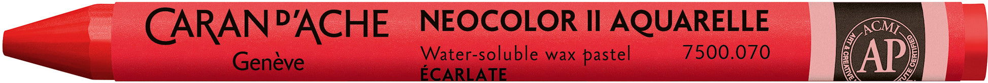 CARAN D'ACHE Wachsmalkreide Neocolor II 7500.070 scharlach