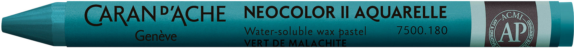 CARAN D'ACHE Wachsmalkreide Neocolor II 7500.180 malachitgrün