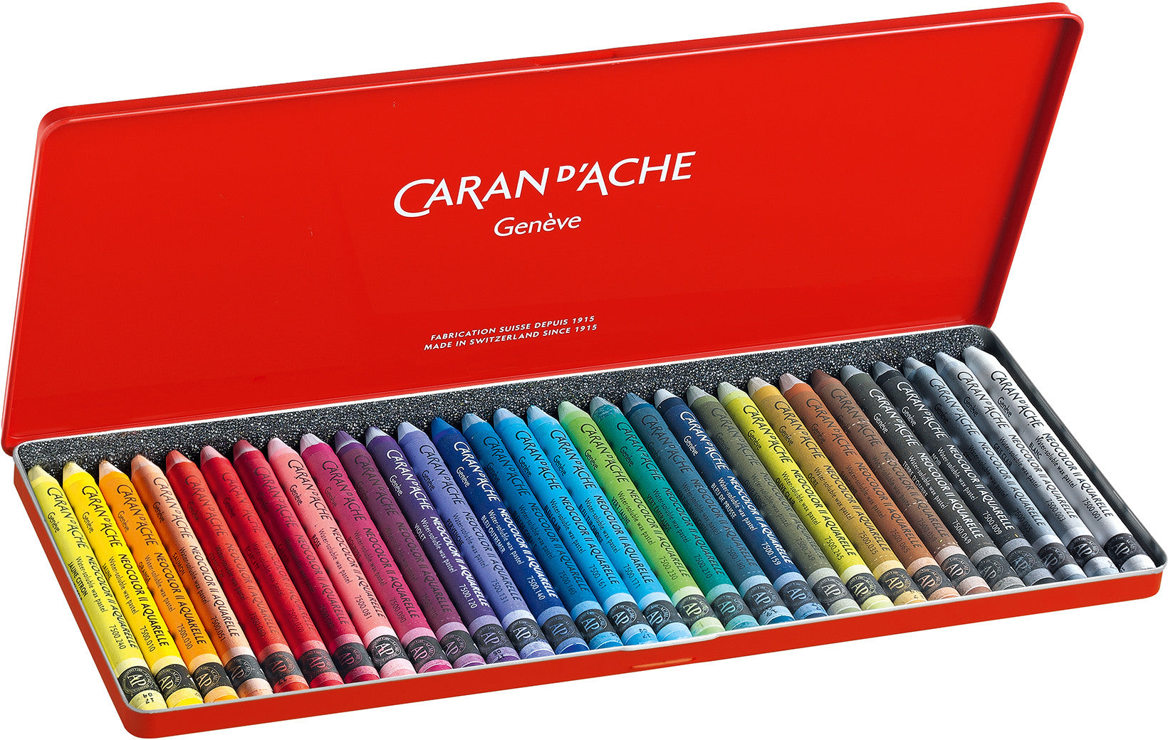 CARAN D'ACHE Wachspastelle Neocolor II 7500.330 30-farbig assortiert