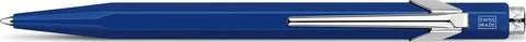 CARAN D'ACHE Kugelschreiber 849 Metall 849.160 blau, refill, Schrift blau