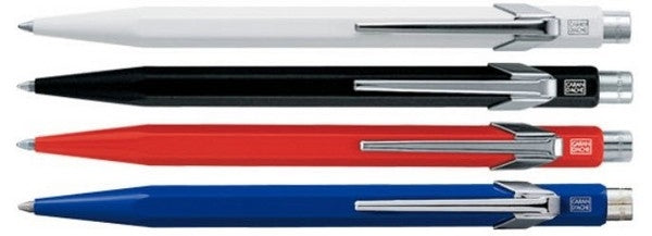 CARAN D'ACHE Kugelschreiber 849 Metall 849.260 rot,blau,schwarz oder weiss