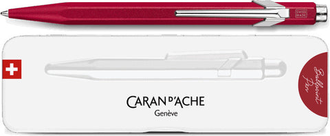 CARAN D'ACHE Kugelschreiber 849 Colormat-X 849.585 rot, Slimpack