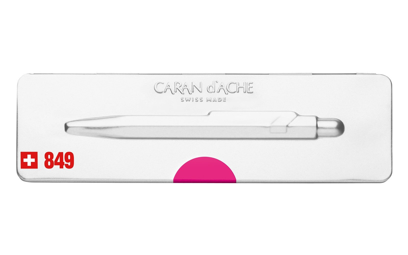 CARAN D'ACHE Kugelschreiber 849 Pop Line 849.590 rosa, mit Metalletui