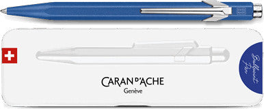 CARAN D'ACHE Kugelschreiber 849 Colormat-X 849.635 blau, Slimpack