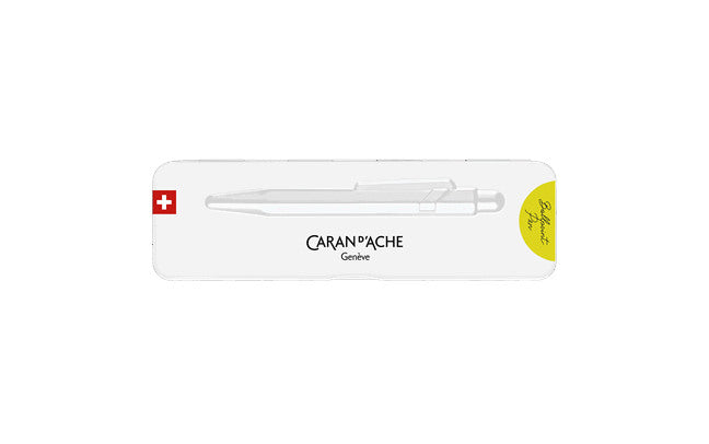 CARAN D'ACHE Kugelschreiber 849 Pop Line 849.970 gelb fluo, mit Metalletui
