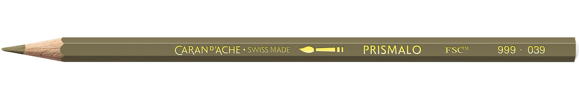 CARAN D'ACHE Farbstifte Prismalo 3mm 999.039 olivbraun