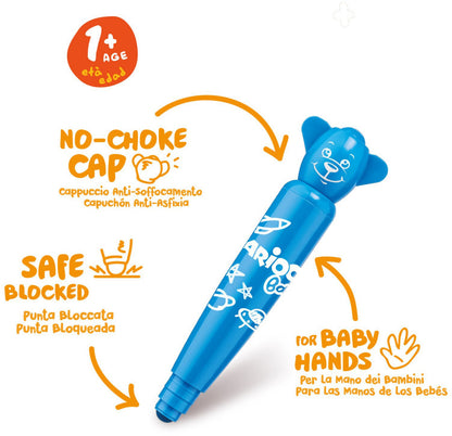 CARIOCA Fasermaler Baby Teddy 003413 ass. 6 Stück