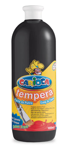 CARIOCA Temperafarben 1000ml 3394 schwarz