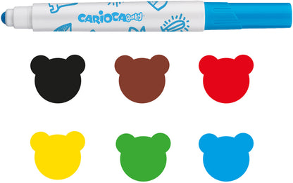 CARIOCA Fasermaler Baby 2+E-6 42813