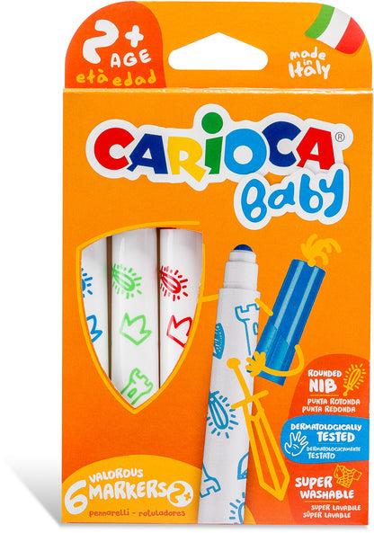 CARIOCA Fasermaler Baby 2+E-6 42813