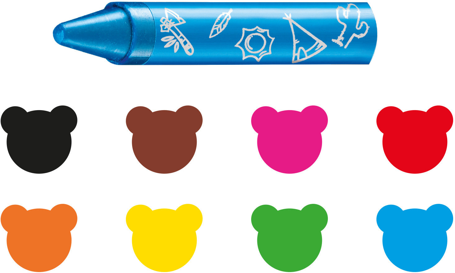 CARIOCA Wachsmalstifte E-8 42892 Baby Aquarell