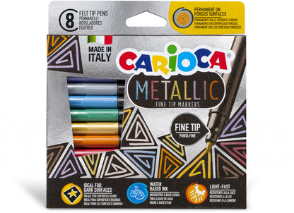 CARIOCA Fasermaler Fein 43162 Metallic E-8