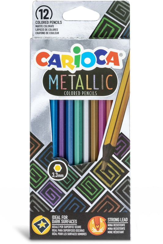 CARIOCA Farbstifte Metallic 43164 Metallic E-12