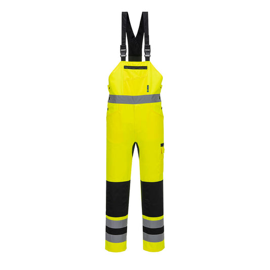 Portwest CD852 Hose – Gelb/Schwarz – strapazierfähige Arbeitshose
