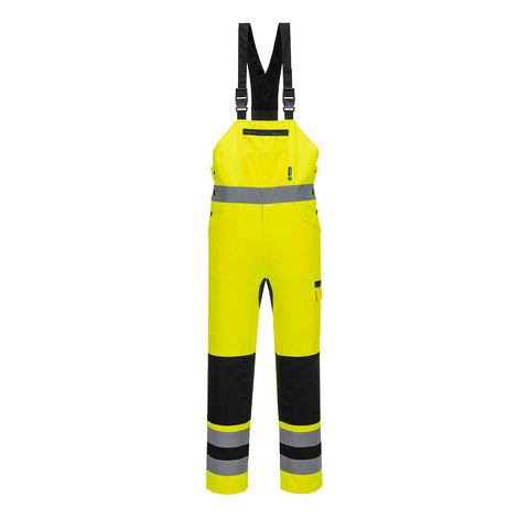 Portwest CD852 Hose – Gelb/Schwarz – strapazierfähige Arbeitshose