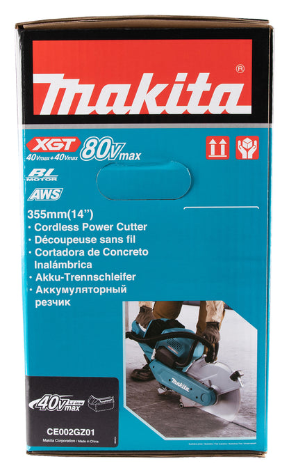 
          Akku-Trennschleifer XGT ® 2x40V=80Vmax
          CE002GZ01
        