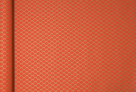 CLAIREFONTAINE Tiny Rolls Kraft rote Blumen 223825C 70g, 5x0.35m