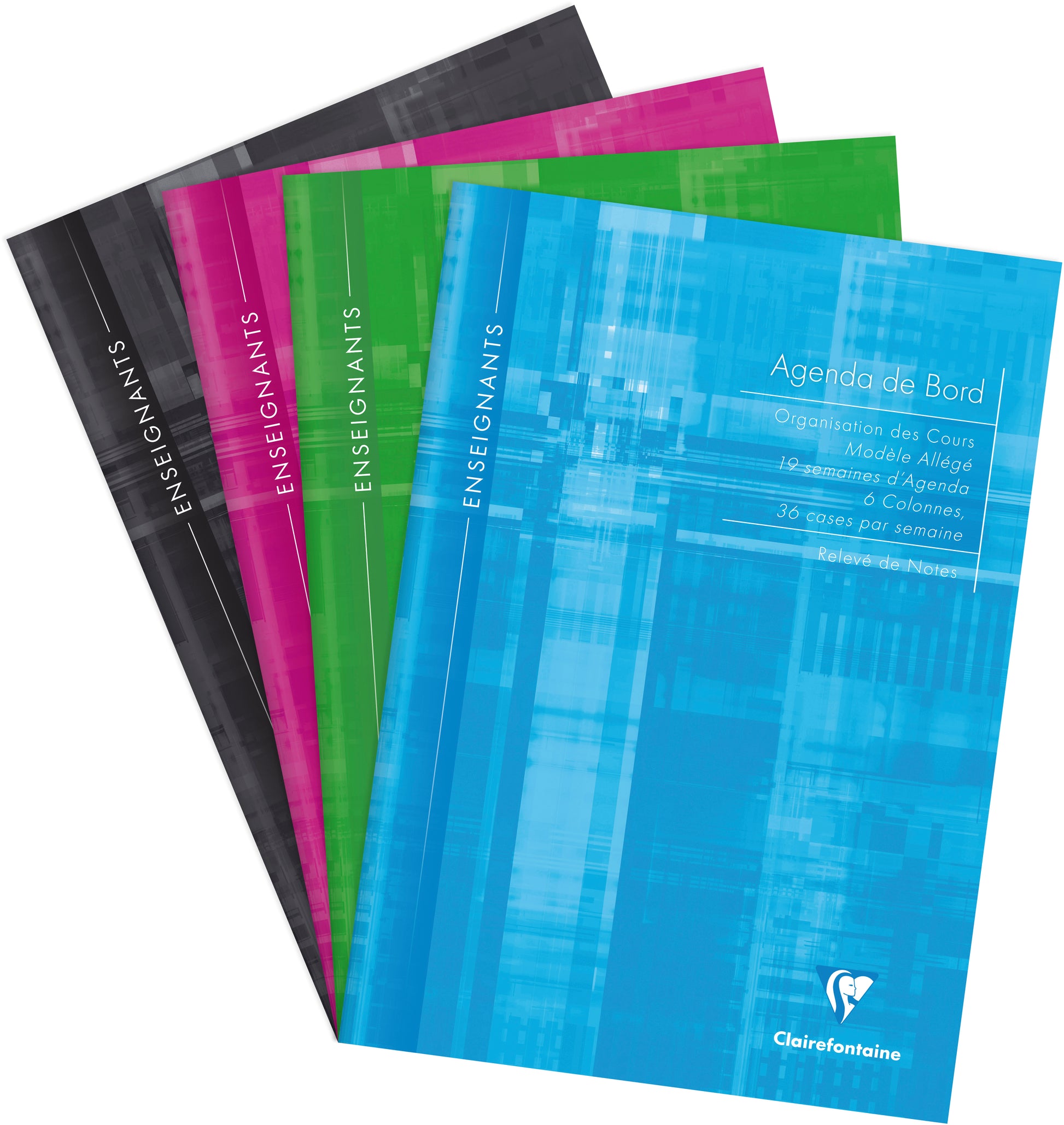 CLAIREFONTAINE Lehreragenda CLF neutral 25/26 3069C 72 Blatt ass. FR 21x29.7cm