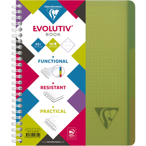 CLAIREFONTAINE LINICOLOR Heft A5+ 329755 5mm 90 Blatt