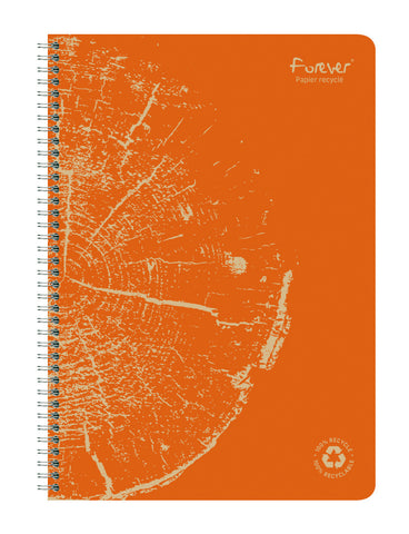 CLAIREFONTAINE Spiralheft FOREVER A4 68406C liniert, assortiert 60 Blatt