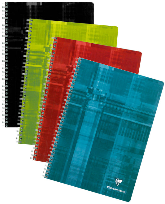 CLAIREFONTAINE Spiralheft A4 8172 5x5 ass. 112 Blatt