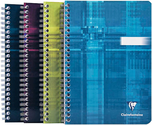 CLAIREFONTAINE Spiralheft ass. A5 8536 liniert 50 Blatt