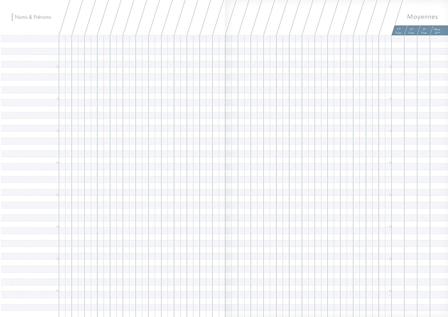 CLAIREFONTAINE Matris Lehrer-Agenda A4 9059 liniert franz. 72 Blatt