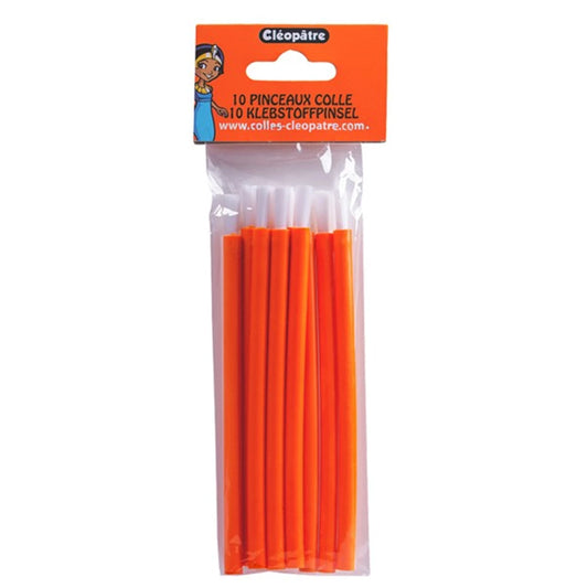 BEUTEL MIT 10 SPEZIALPINSELN FUR KLEBSTOFF