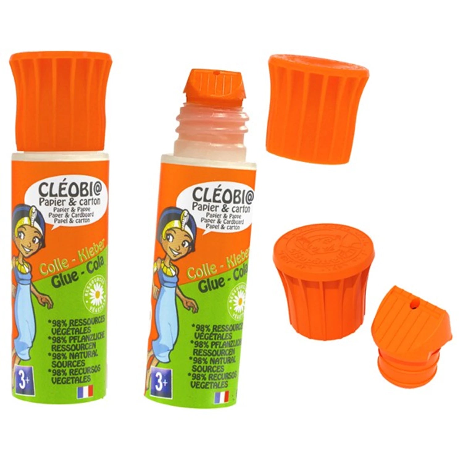 MINI CLEOBI@ – KLEBSTOFF AUF PFLANZL. BASIS MIT DOSIERSSPITZ
