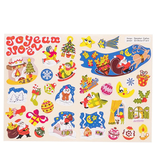 120 STICKERS - WEIHNACHTEN