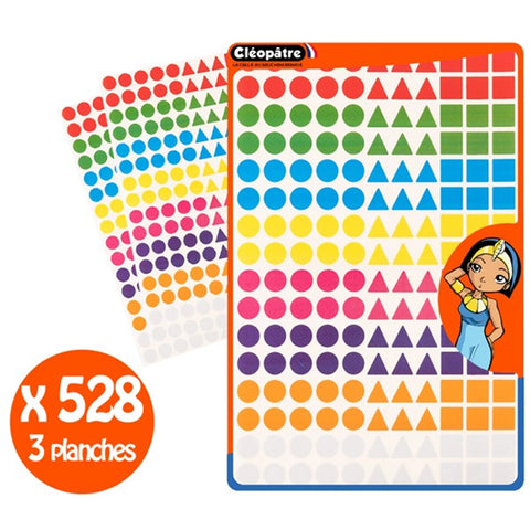 352 GEOMETRISCHE HOLOGRAPHISCHE STICKERS-KLEINE GROßEN