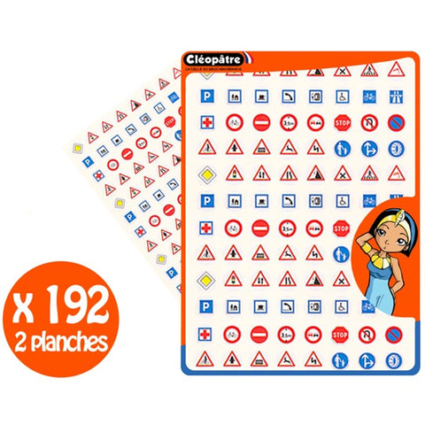 192 STICKERS - STRAßENVERKEHR