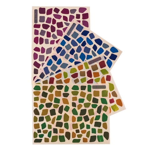 352 STICKERS METALLISCHE FARBEN