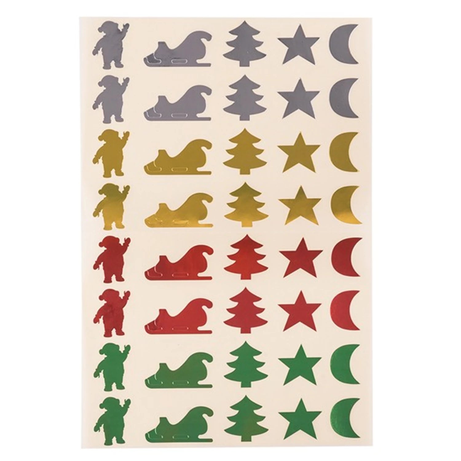 135 STICKERS WEIHNACHTEN