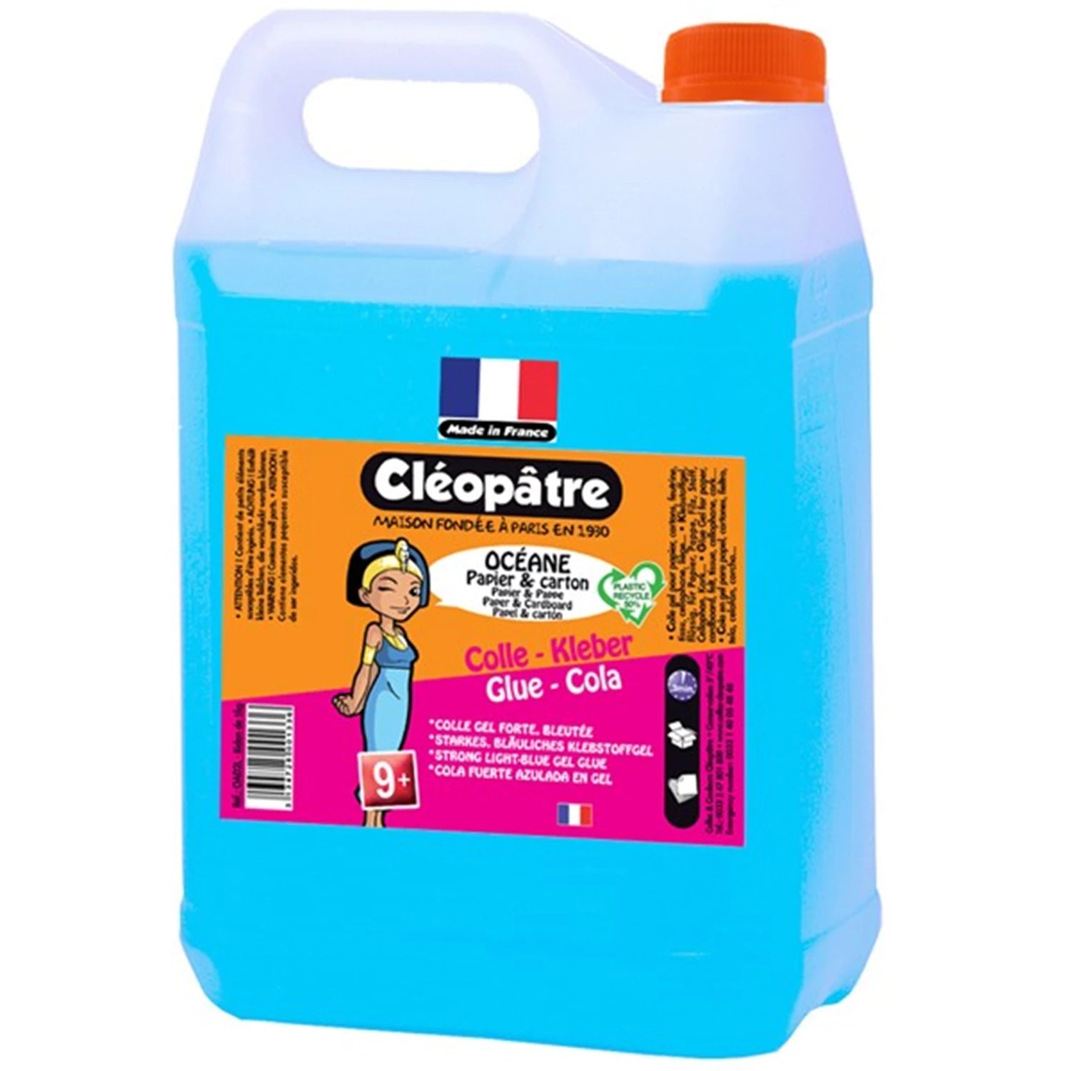 OCÉANE – BLÄULICHER STARKER PAPIERKLEBER, 5KG