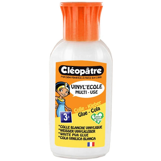 MINI VINYL'ECOLE – WEISSER KINDER-BASTELKLEBER MIT PRAKTISCH