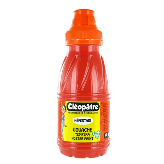 NEFERTARI – GOUACHE-TEMPERA 250ML ZINNOBERROT