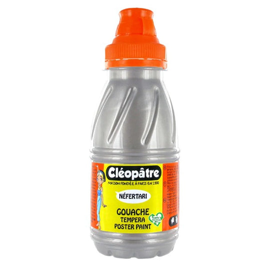 NEFERTARI – GOUACHE-TEMPERA 250ML METALLIC-SILBER