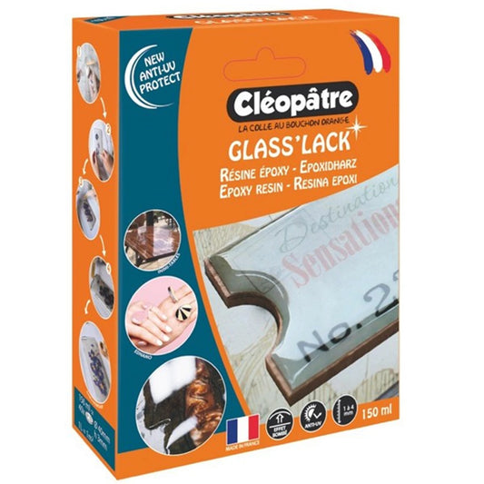 GLASS'LACK - LACKIEREND EPOXID-UBERZUGSHARZGEL-SET KÄSTCHEN