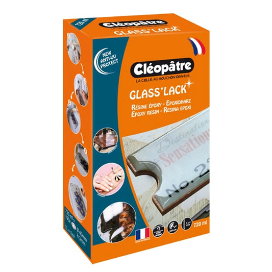 GLASS'LACK - LACKIEREND EPOXID-UBERZUGSHARZGEL-SET KÄSTCHEN