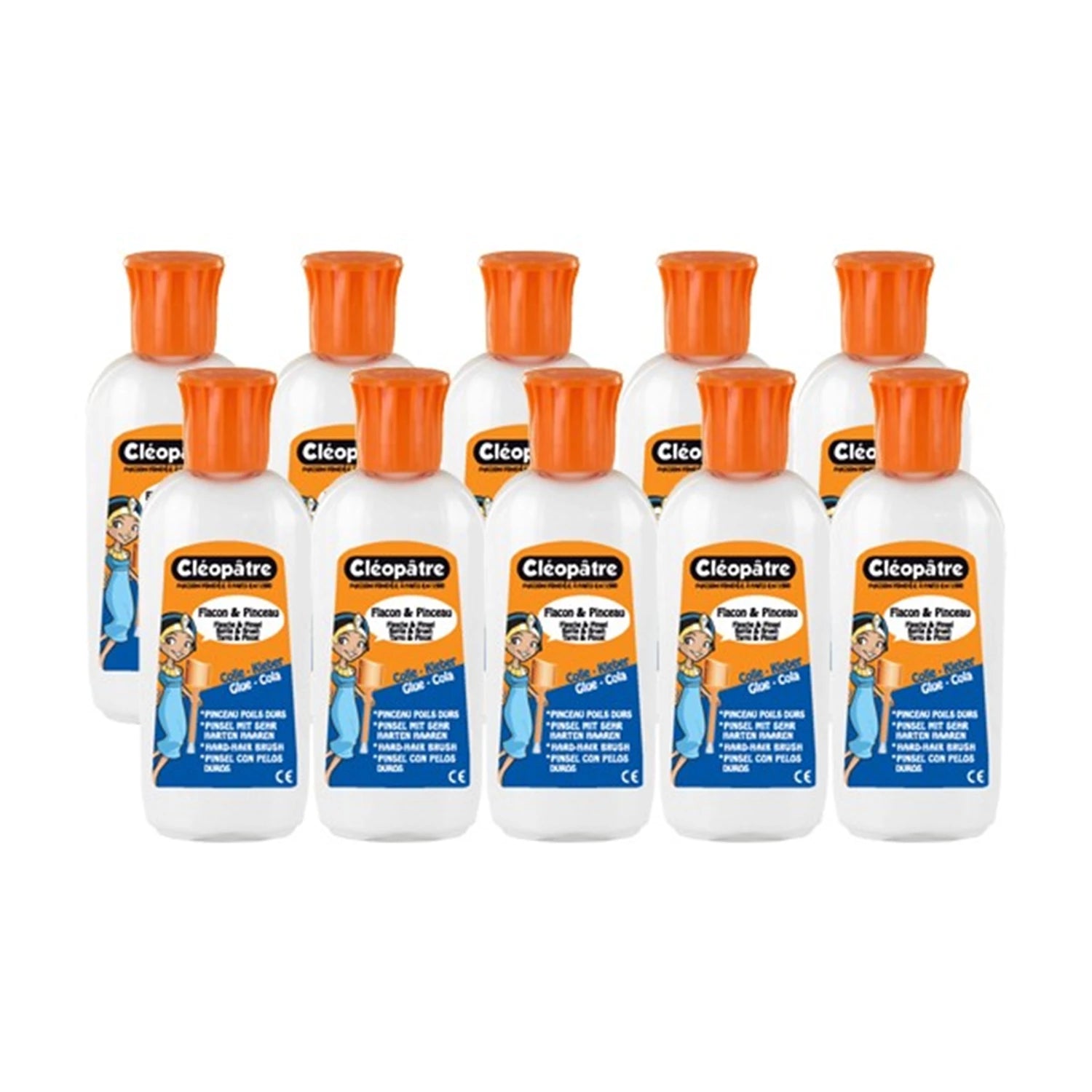 SET MIT 10 LEERFLASCHEN MIT DOSIERSPITZE 100G