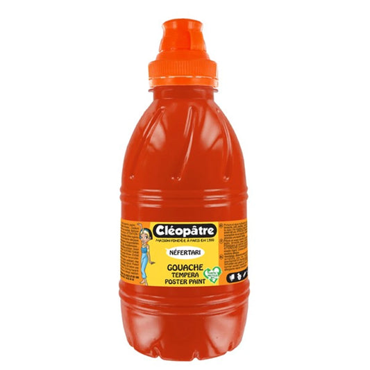 NEFERTARI – GOUACHE-TEMPERA 500ML ZINNOBERROT