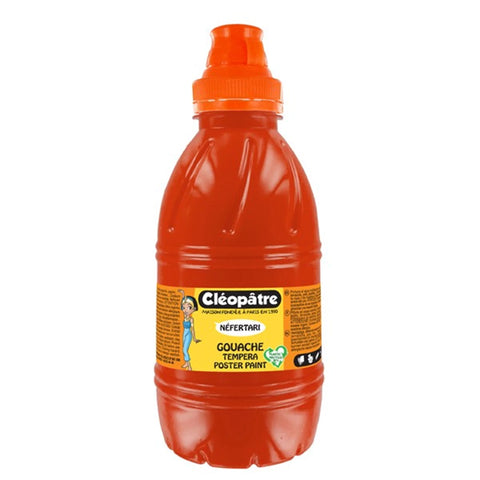 NEFERTARI – GOUACHE-TEMPERA 500ML ZINNOBERROT