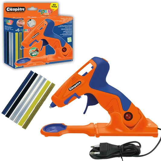 CLEO'GUN 3D'PAINT – KLEBE- UND MALPISTOLE CLEOPÂTRE MIT STAN