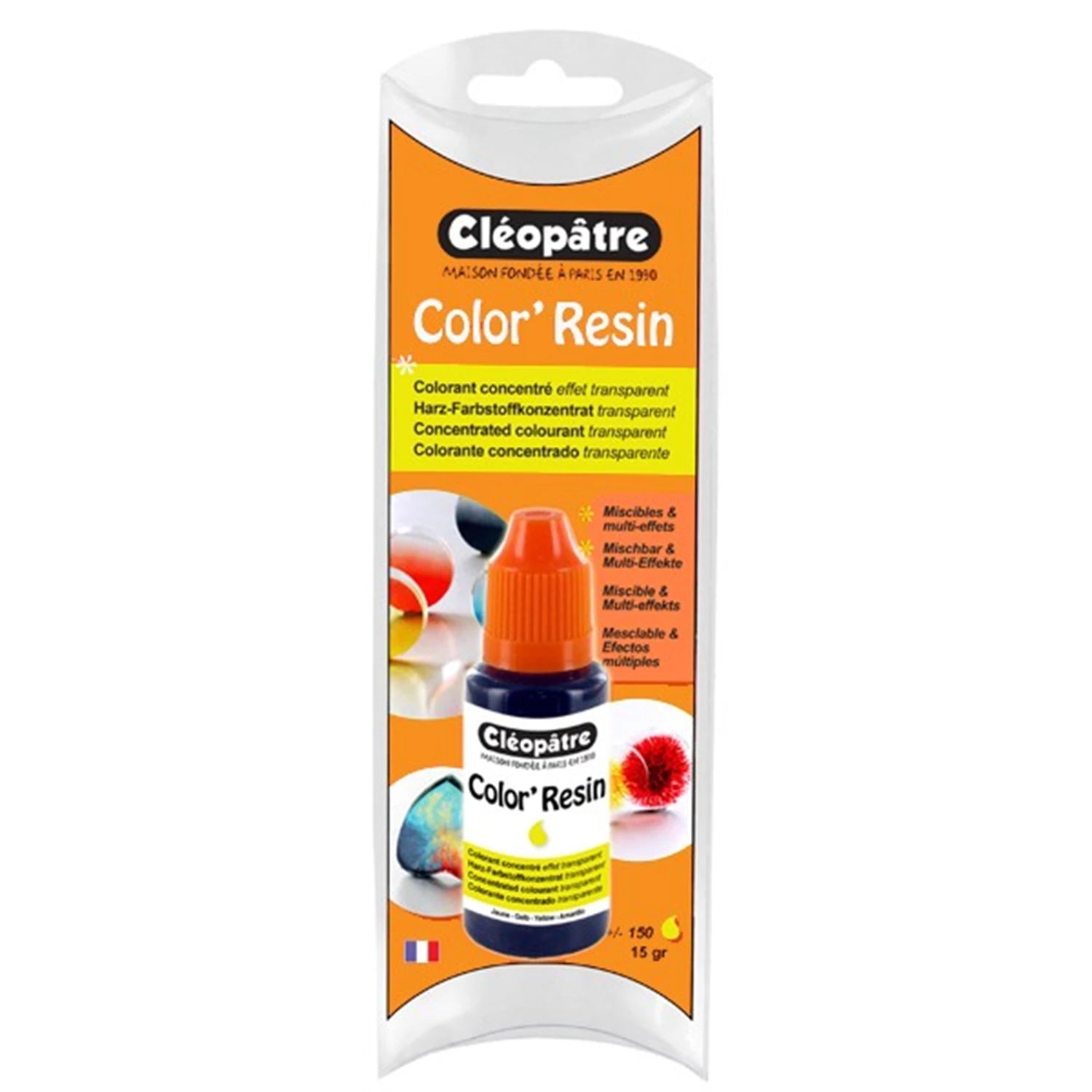 COLOR'RESIN – TRANSPARENTE HARZFARBE 15G GELB