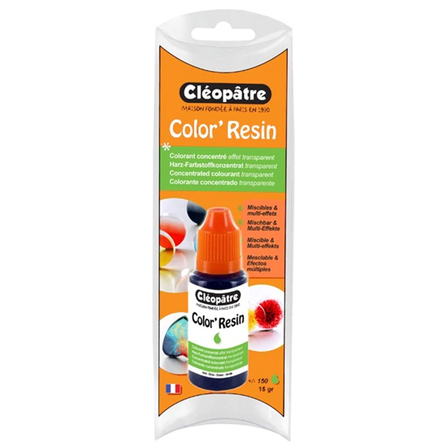 COLOR'RESIN – TRANSPARENTE HARZFARBE 15G GRUN