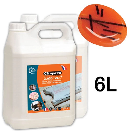 GLASS'LACK - LACKIEREND EPOXID-UBERZUGSHARZGEL-SET 6 LITER E