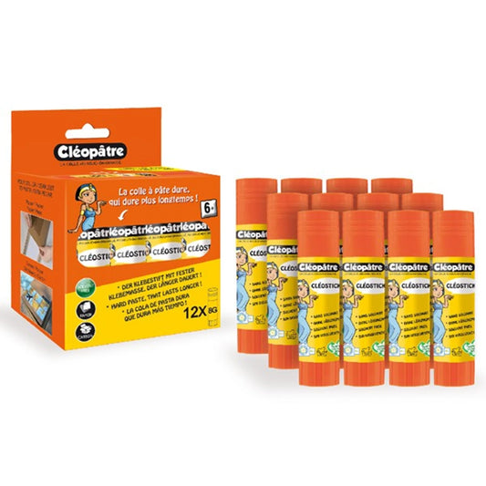 BLISTER 12 MINI CLEOSTICK – KLEBESTIFT 8G